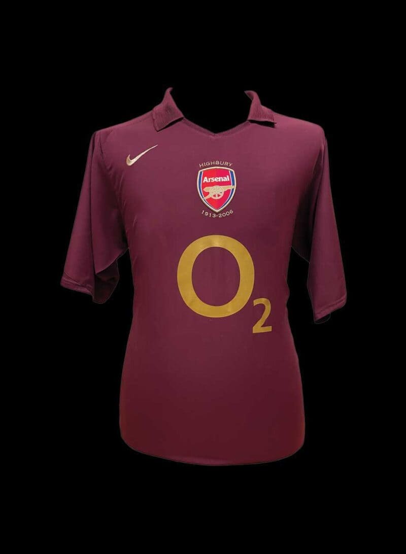 Maillot Arsenal Ljungberg 2004/2005 – Match Worn, Indossata, Avec COA, Occasion