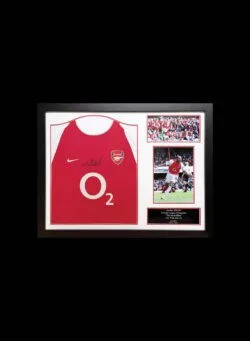 Thierry Henry innrammet signert 2003/04 Arsenal Invincibles-drakt - Bilde 1