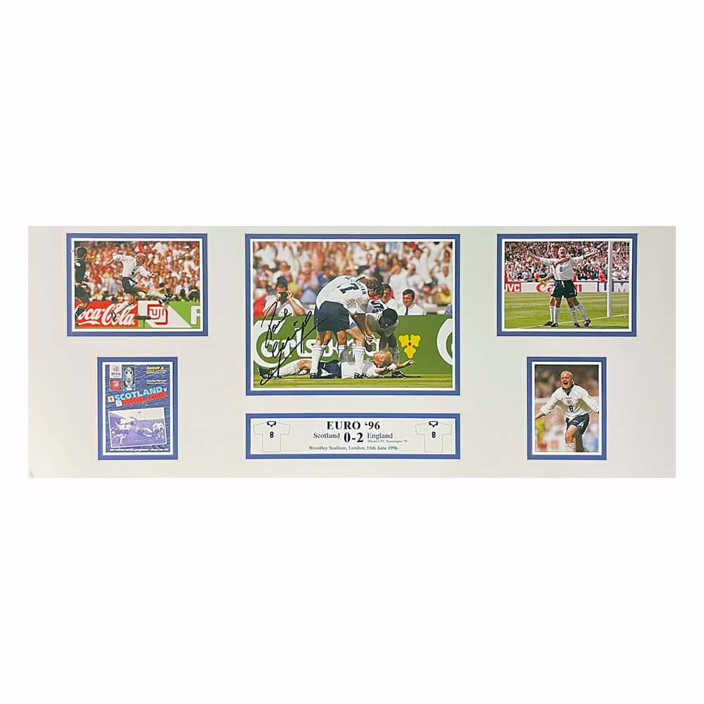 폴 가스코인, 잉글랜드 유로 96 스토리보드에 서명 - 올스타 사인회