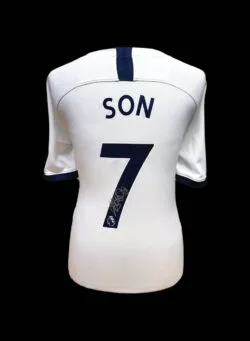 Heung-min Son signed Tottenham 2019/20 shirt - Image 1