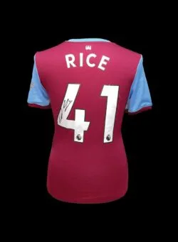 デクラン・ライスがウェストハム・ユナイテッドの2019/20ホームシャツにサイン - 画像1