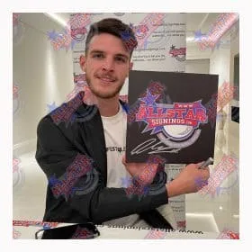 Chuteira de futebol autografada por Declan Rice - Imagem 3
