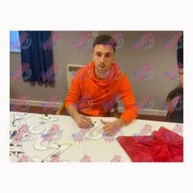 Ingelijst Liverpool-shirt met handtekening van Diogo Jota - Afbeelding 2