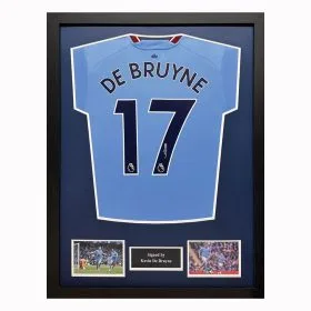 Kevin De Bruyne signeret Manchester City-trøje - Billede 1