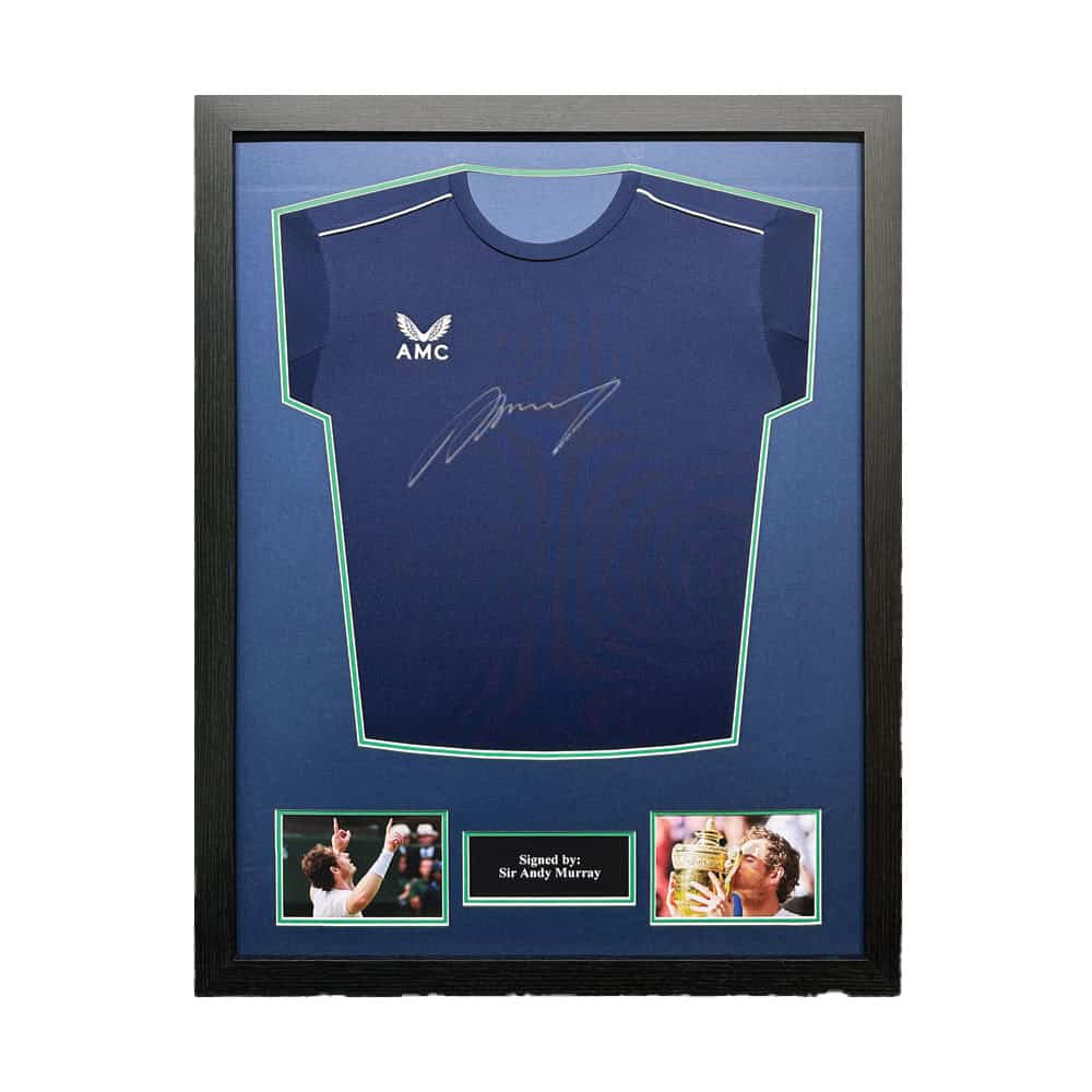 Andy Murray framed & signed Castore AMC shirt-image-11558