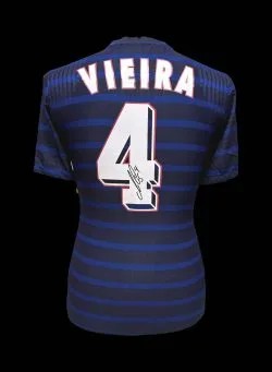 Patrick Vieira imzalı Fransa forması - Resim 1