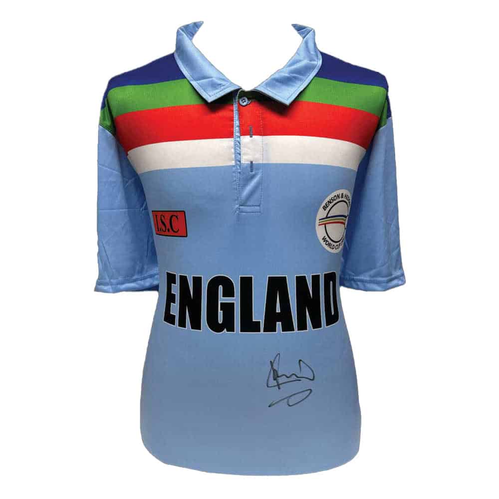 Ian Botham signed England 1992 Cricket World Cup shirt-image-15426