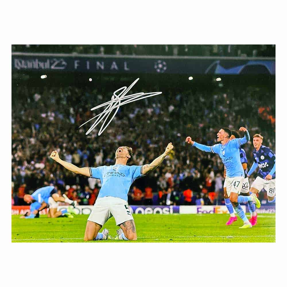 John Stones signed Manchester City 2023 Champions League Final photo-image-15484
