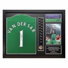 Kaos kiper bertanda tangan Edwin Van Der Sar - Gambar 1