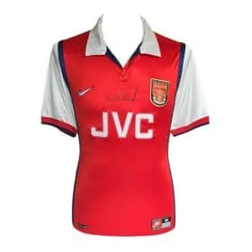 Nilagdaan ni Thierry Henry ang 1998 Arsenal Home Shirt - Larawan 1