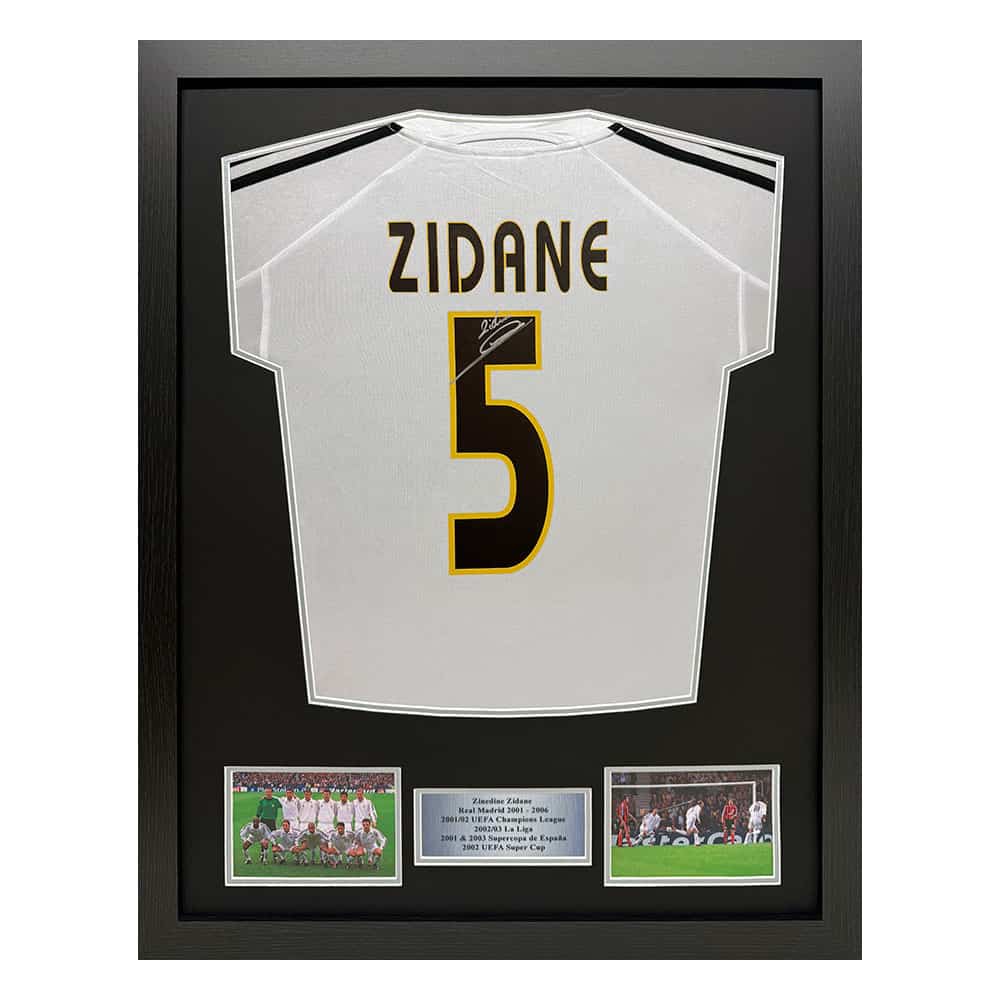 지네딘 지단 사인 레알 마드리드 유니폼 - 올스타사인잉