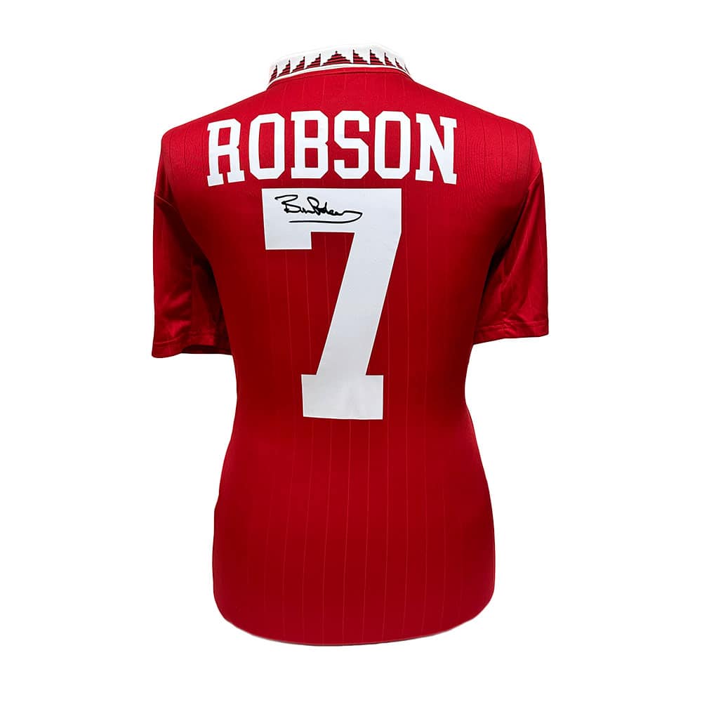 Bryan Robson signed Manchester United Home shirt-image-23306