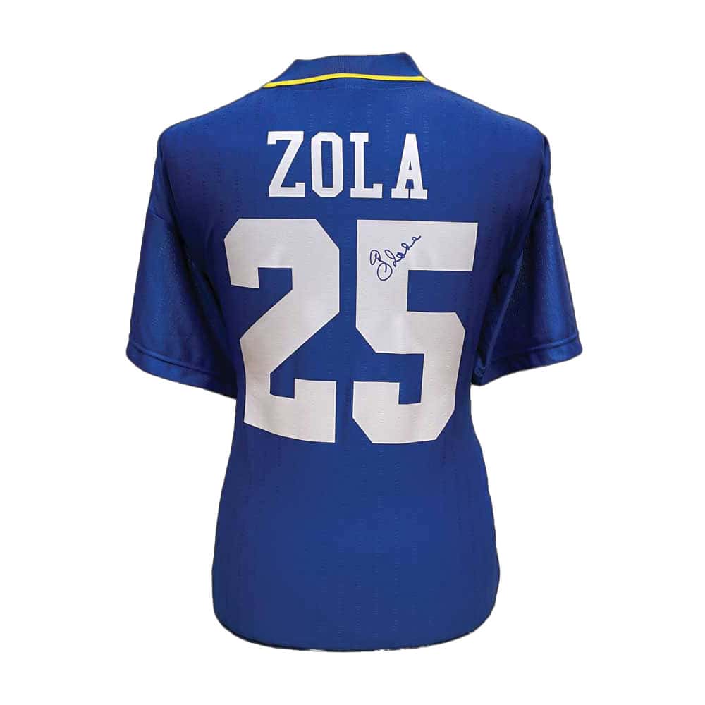 Gianfranco Zola signed Chelsea 1997 FA Cup Final shirt-image-23700