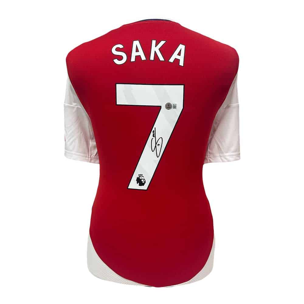 Bukayo Saka signed Arsenal 2024/25 Home shirt-image-23819