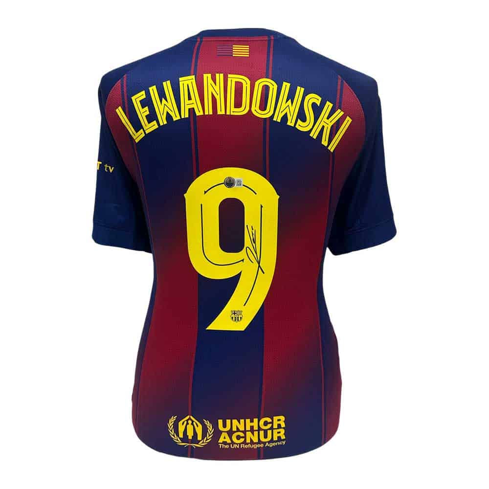Robert Lewandowski signed Barcelona 2025/26 home shirt-image-23823